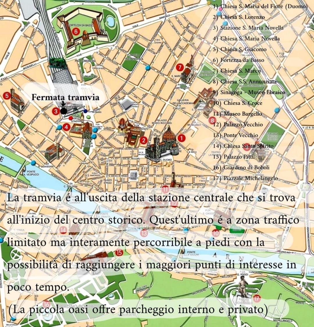 La Piccola Oasi Con Parcheggio Appartement Florence Buitenkant foto
